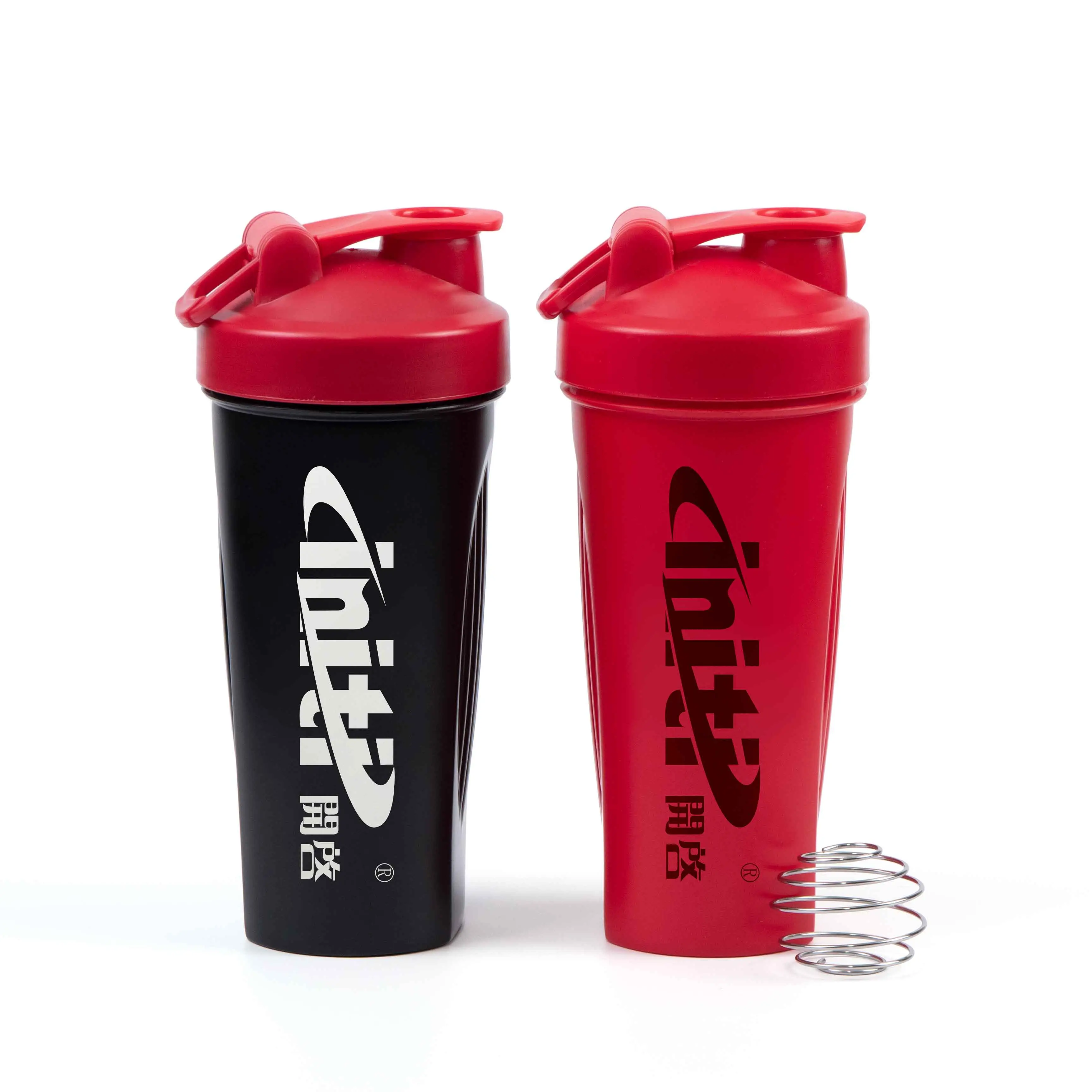 Factory Custom Logo Sports Fitness Workout Water Bottles Plastic Bender Protein Shaker Bottle Gym Protein Shakers Cup with Ball