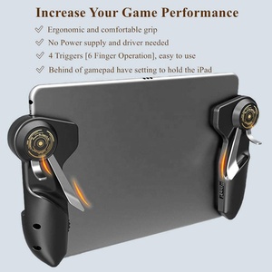 Ponsel untuk kontroler Game PUBG untuk Tablet enam jari Joystick permainan menangani tombol bidik L1R1 penembak Gamepad pelatuk - Product Image 6