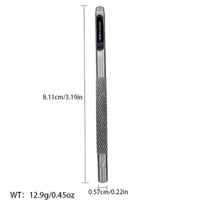 Ensemble de poinçons creux de qualité industrielle, poinçon <span class=keywords><strong>pour</strong></span> <span class=keywords><strong>ceinture</strong></span> en cuir, moule de poinçonnage rond avec huile, personnalisable - Product Image 3