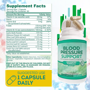 Oem Bulk Hart Gezondheidszorg Bloeddruk Ondersteuning Voedingssupplementen Vitaminen Capsules - Product Image 5