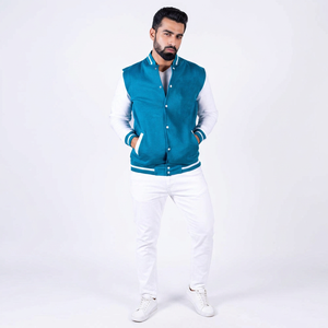 Custom Printing Long Sleeve <b>Men's</b> <b>Baseball</b> <b>Jacket</b> <b>Men</b> Plain Letter Man Wholesale Blank Varsity <b>Jackets</b> - Product Image 1