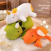 Vente Flash Transfrontalière : Peluche Lestée Dinosaure, Léopard, Licorne en Polyester et Coton PP, 31-50cm, 14 ans et plus