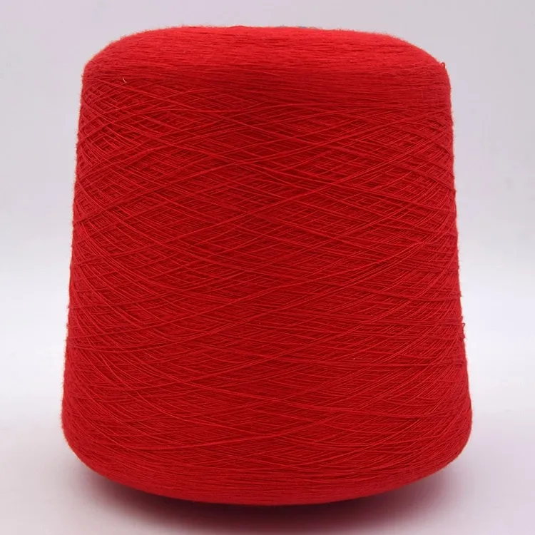 100% cotton weaving knitting yarn supplier combed dyed ne21S Yarn for Socks Knitting