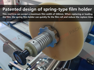 Alle 304 Edelstahl Keks-und Kuchen verpackungs maschine-Filmförderer-Brot fluss verpackungs maschine - Product Image 5