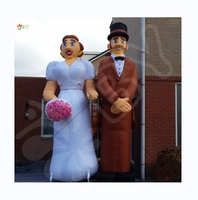 BOYAN décoration de mariage gonflable mariée et marié, ballon gonflable au sol pour couple de mariage