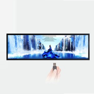 Pantalla <span class=keywords><strong>LCD</strong></span> de Barra Estirada para Publicidad, Video Wall para Autobús, Señalización Digital Montada en Pared, Pantalla <span class=keywords><strong>LCD</strong></span> Tipo Tótem - Product Image 5