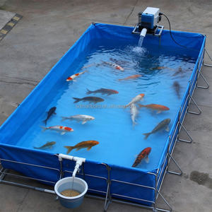 <span class=keywords><strong>Bassin</strong></span> carré en PVC pour étang à poissons et piscine – Stockage d'eau flexible pour une aquaculture efficace - Product Image 3