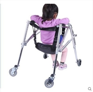 Deambulatore per Bambini Disabili, Stazione di Riabilitazione degli Arti Inferiori, Telaio per Camminare Anti-Ribaltamento Pieghevole - Product Image 5