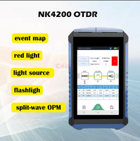 Ftth Multi Fungsi Mini Otdr Nk4200 Tester Opm Vfl Event Map Laser Sourcer Mini Otdr Serat Optik Nk 4200