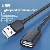 Cable de extensión USB de 0,5/1/2/3/5 M, cable de datos 3,0 para ordenador portátil TV SSD 3 0 macho a hembra, Conector de impresora de cámara de ordenador