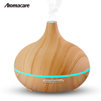 Diffuseur d'huiles essentielles portable pour hôtel, 300 ml, fabrication en usine, 7 lampes à changement de couleur, diffuseur d'arômes en bois