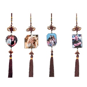 BSK-10-17 Pha Lê Thăng Hoa Xe Mặt Dây Chuyền Keychain Khoảng Trống - Product Image 1