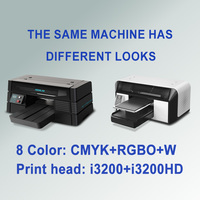 Machine d'impression de vêtements d'imprimante DTG de t-shirt 8 couleurs pour l'impression de vêtements pour les athlètes et le personnel de fitness