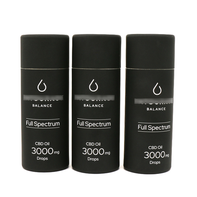 Wholesale Stock Round Kraft Black Paper Tube for Food Tea Essential Oil Cosmetic Packaging Labeling Stamping Printing Handling