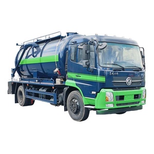 Nouveau camion de nettoyage et d'aspiration des eaux usées Dongfeng 4x2 manuel diesel haute pression, camion-citerne à vide pour le nettoyage des déchets liquides - Product Image 1