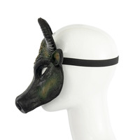 Masque de tête de buffle réaliste en mousse PU 3D pour Halloween, Pâques, carnaval, fête