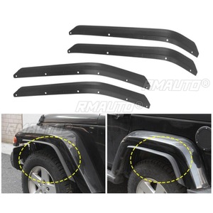 Para Jeep Wrangler JK 2007-2017: Embellecedores de guardabarros, kit de carrocería para ceja de rueda, arco de talón de rueda, pieza exterior. - Product Image 3