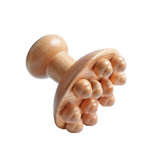 Masseur anti-cellulite en bois, outil de massage à brancher, raclage corporel, drainage lymphatique, point de déclenchement, outil Gua Sha pour le dos - Product Image 1