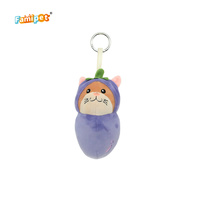 Famipet Fabrikant Op Maat Ontworpen Schattig Zacht Pluche Fruit Dieren Tas Charm Pluche Sleutelhanger Speelgoed