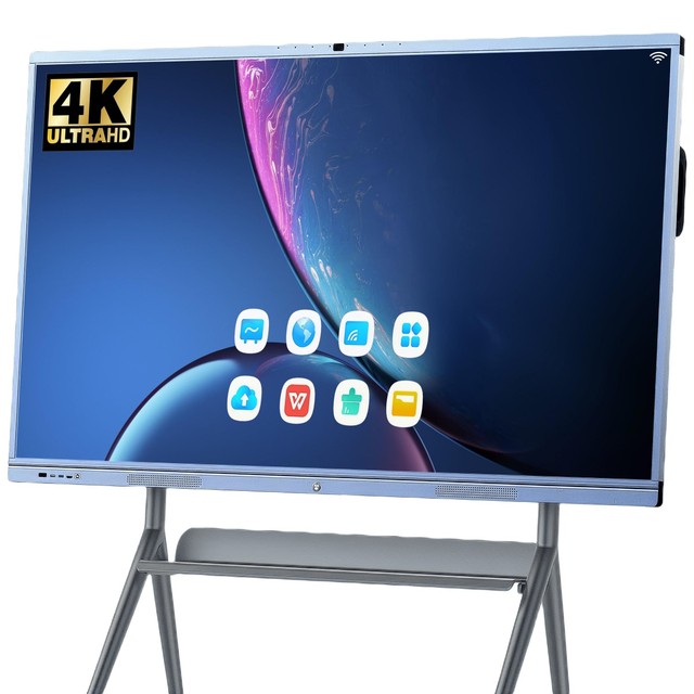 55 65 75 86 98 110 Inch Finger Touch Digital Interactive Whiteboard 4K UHD Smart Board for School Classroom