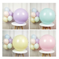 Ballon géant en latex 35g avec logo personnalisé ballon macaron épais de 36 pouces de couleur bonbon pour la publicité décoration de Noël et de Pâques