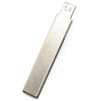 54 #   Lame de clé de voiture non taillée HU83 pour outils de télécommande Xhorse VVDI KEYDIY, ébauche de clé métallique haute précision pour serruriers professionnels