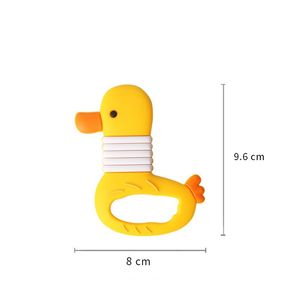 Jouets de dentition en silicone en forme de canard pour bébés et tout-petits, sans BPA, doux et sûrs, articles pour bébés, boutique pour enfants - Product Image 3