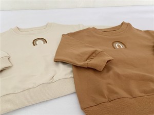 Sudadera con Capucha de Algodón para Niños, Personalizada, con Cuello Redondo, Manga Larga, Diseño de Arcoíris, para Primavera - Product Image 3