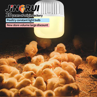 Lampe LED à intensité variable 0-100% 9W/15W IP67 Étanche Sans Scintillement Ra80 IRC Garantie 3 Ans 48V DC Durée de vie 50000 Heures Élevage Avicole