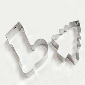 Ensemble de Noël en acier inoxydable 430 de qualité alimentaire coupe-fruits en forme de coeur et d'arbre outils de cuisson pour la coupe de biscuits - Product Image 6