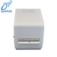 Imprimante d'étiquettes d'expédition 4x6 avec ruban 110mm imprimantes à transfert thermique Machine d'autocollants d'étiquettes pour les petites entreprises