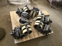 Roues de roulette de conteneur d'expédition roulettes doubles à usage intensif à vendre