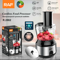 Rechargeable 750ml 3 en 1 multifonction robot culinaire sans fil robot culinaire
