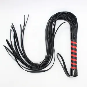 Netphi Black Sex Whip Crop BDSM Set Bondage Flogger Kit Paddle Spanking Adult Sex toys for couple