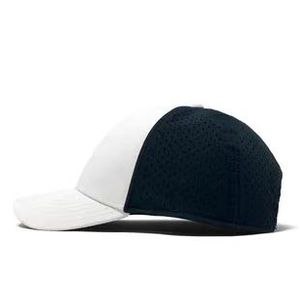 Casquette de baseball en polyester 6 panneaux de haute qualité, vente en gros, logo personnalisé, imperméable, perforations laser, respirante pour le golf et les activités de plein air - Product Image 4