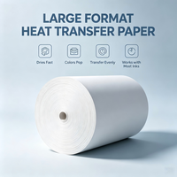 Nouveauté KINSEDO Papier de sublimation thermique pour sérigraphie blanc, taux de transfert de 98 % pour imprimantes textiles (clair/foncé)
