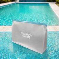 Sacs en plastique givré personnalisés avec fermeture éclair pour l'emballage de vêtements, t-shirts, maillots de bain, avec fermeture sécurisée et impression de logo