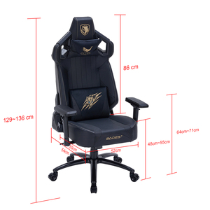 Silla Gamer SADES Cetus Pro de Alta Calidad con Reposabrazos 4D Ajustables, Reclinable, Negra, para Oficina y Videojuegos - Product Image 5