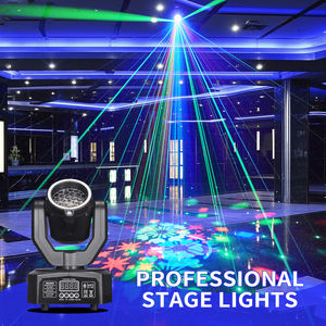 Projecteur à tête mobile 30W DMX512 à activation sonore avec effets RGB et <span class=keywords><strong>LED</strong></span>, indice de protection IP33, dimmable, pour soirées disco et DJ - Product Image 6