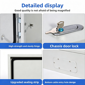 Maßgefertigtes Elektrisches Gehäuse Anpassbare Größe Outdoor-Elektrobox IP66 Wandmontage Metallgehäuse Wasserdicht & Staubdicht - Product Image 5