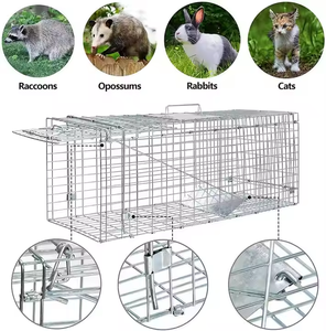 Fast Shipping <strong>Collapsible</strong> Mouse Rat <strong>Trap</strong> Cage 61cm*18cm*21cm <strong>Squirrel</strong> Cage <strong>Trap</strong> for Animal Control - Product Image 3