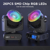 Projecteur LED COB RGBW 120W pour scène, film/vidéo, salles de banquet, bars, fêtes avec fonction stroboscopique 110-240V Multi-prises
