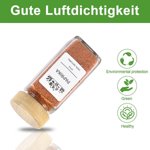 Organisateur de comptoir rotatif de luxe en acrylique réglable avec support de rangement sous étagère et ensemble de bocaux pour épices - Product Image 4