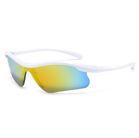 Bettega nouvelles lunettes de soleil de sport européennes et américaines une pièce coupe-vent lunettes de soleil teintées colorées cyclisme lunettes de protection