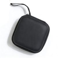 Étui de rangement portable multifonctionnel en EVA avec logo personnalisé, sac de transport à fermeture éclair pour écouteurs, câble USB, chargeur, batterie externe, outils de maquillage