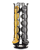 360 °   Support rotatif pour capsules de café, 24 emplacements, pour Dolce Gusto, en fil de fer, organisateur de rangement