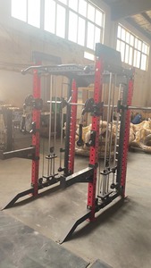 Multi Functional Squat Rack Comboสมิธสาย<span class=keywords><strong>Crossover</strong></span> 75*75*3 มม.Power Rack Pullyอุปกรณ์ออกกําลังกาย - Product Image 3