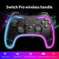 Manette de jeu sans fil SUNDI pour téléphone portable PC LED Joysticks Gamepad pour console N-Switch Switch/Lite/OLED Pro Android IOS