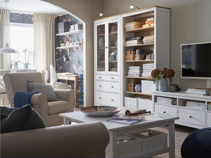 Credenza in Legno Stile Vintage Moderno, Nuovo Design di Mobili da <span class=keywords><strong>Cucina</strong></span> con Cassetti, Versatile Buffet per Soggiorno - Product Image 4