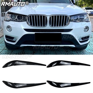 For BMW X3 F25 X4 F26 2014-2017 Body Kit Auto <b>Head</b> Light Lamp Eyelids Eyebrow Headlight Decoration Car <b>Styling</b> Trim Accessories - Product Image 1